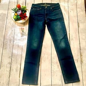 HOLLISTER Dark Wash Slim Straight Jeans MEN 31 x 34